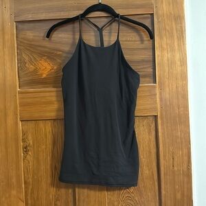 Lululemon tank with built in bra size 6, black